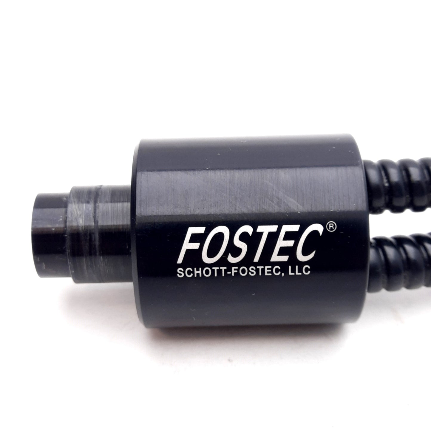 Used Fostec A08530 Dual Flexible Fiber Optic Light Guides, ø0.30in Input, 40in