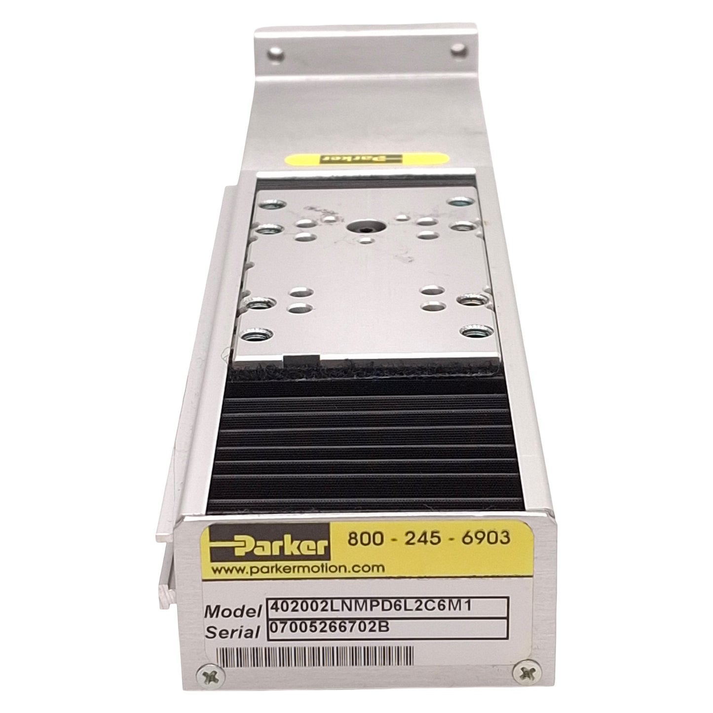 Used Parker 402002LNMPD6L1C1M1 Linear Positioner, 50mm Travel, 2mm Lead, NEMA 23