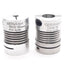 Used Lot of 2 Gerwah DKN 15-26-4-3/8 Metal Bellows Coupling ø4mm & ø3/8in Bore 1.75Nm