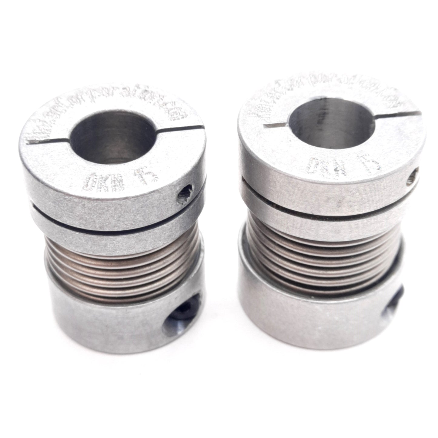 Used Lot of 2 Rimtec DKN15/26-3/16-3/8 Metal Bellows Coupling, ø3/16in & ø3/8in Bores