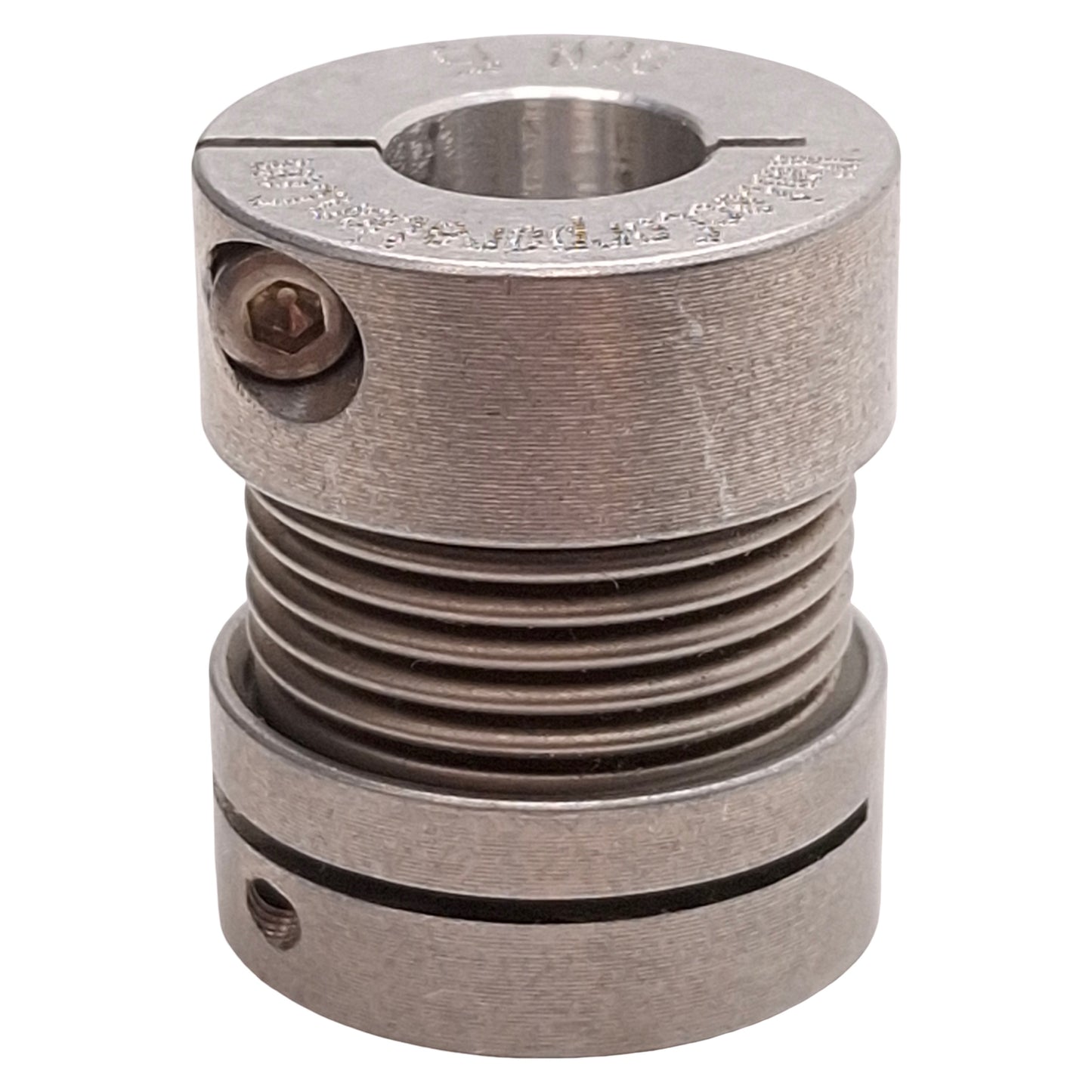 Used Lot of 2 Rimtec DKN15/26-3/16-3/8 Metal Bellows Coupling, ø3/16in & ø3/8in Bores