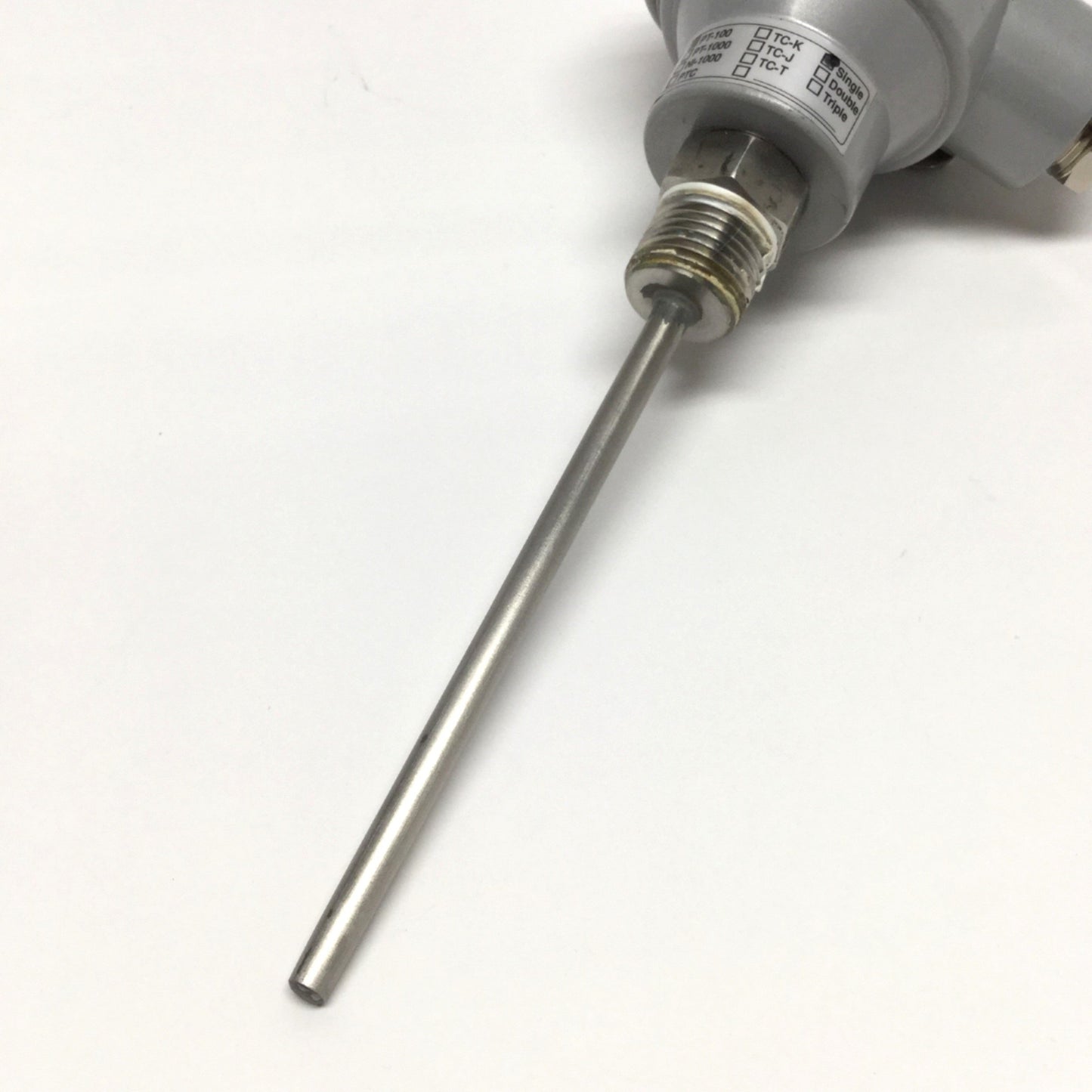 Used Michshur 103B 3-Wire Pt100 RTD w/ Connection Head Ø1/4" x 120mm L Sheath