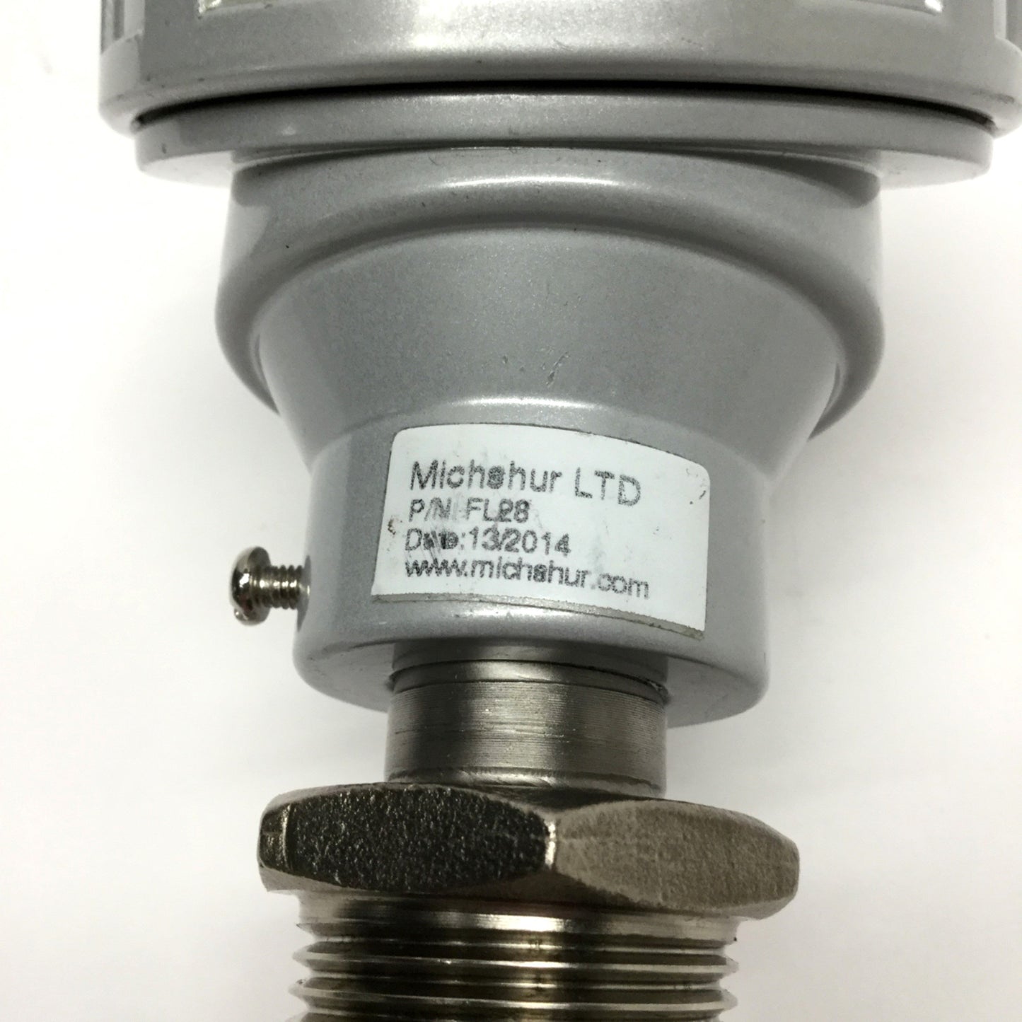 Used Michshur FL28 Float Switch Liquid Level Sensor w/ Connection Head 1" BSP, 110mm