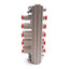 Used SMC KDM10-04 Pneumatic Multiconnector, ø4mm One-Touch, 10 Tubes, -100kPa~1.0MPa