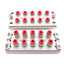 Used SMC KDM10-04 Pneumatic Multiconnector, ø4mm One-Touch, 10 Tubes, -100kPa~1.0MPa