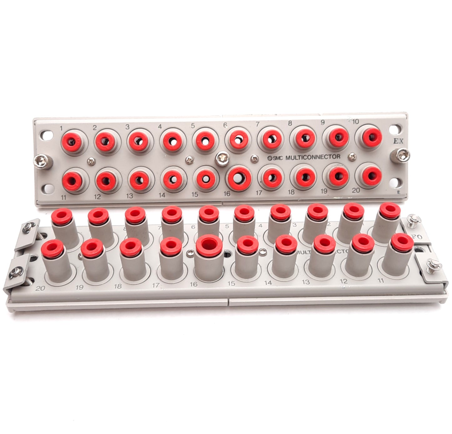 Used SMC KDM20-03 Multiconnector, ø5/32in & 1x ø1/4in One-Touch Ports, -100kPa~1.0MPa