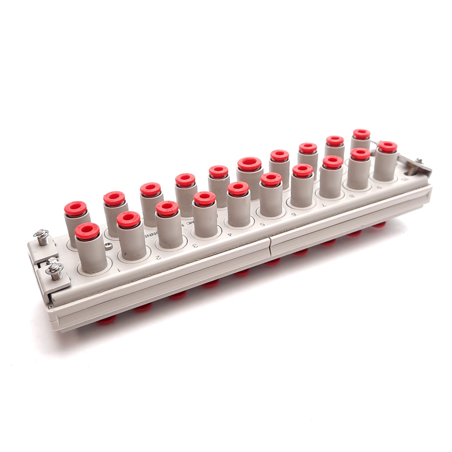 Used SMC KDM20-03 Multiconnector, ø5/32in & 1x ø1/4in One-Touch Ports, -100kPa~1.0MPa