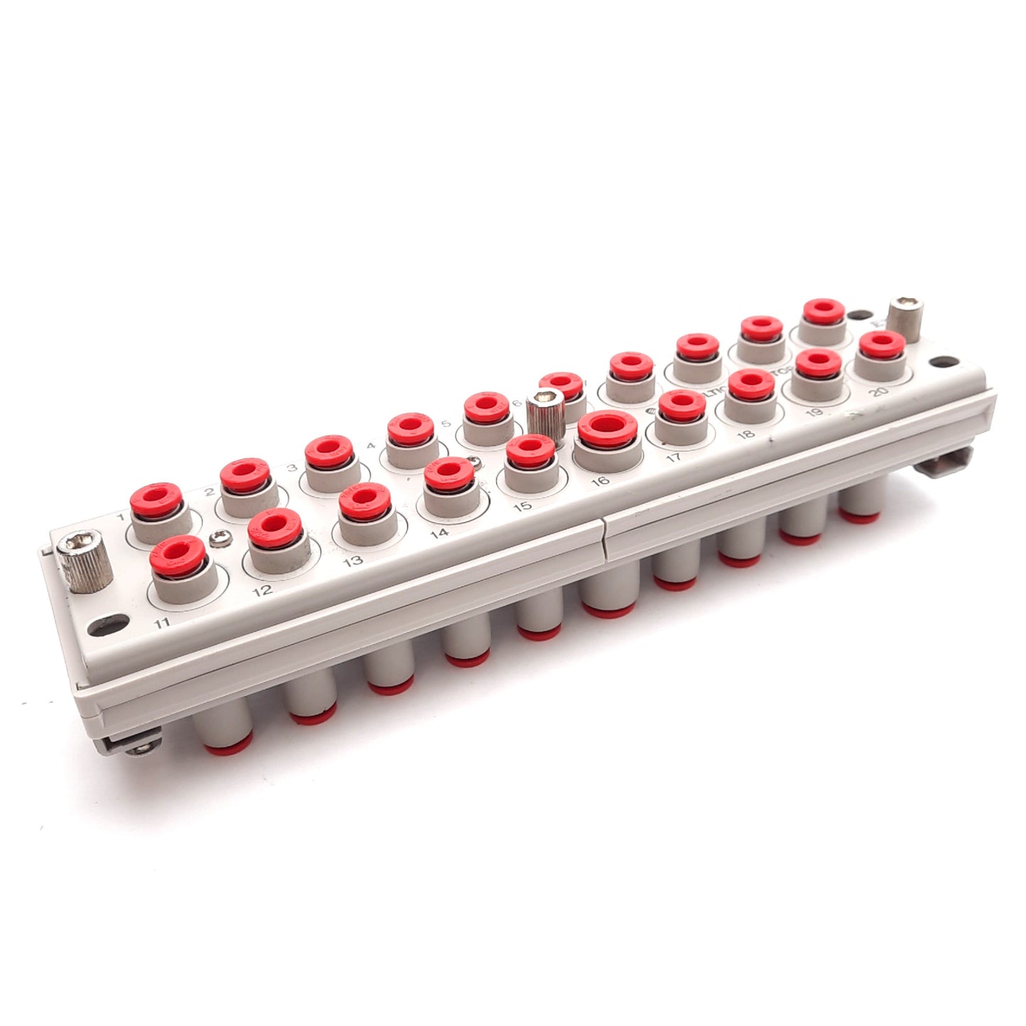 Used SMC KDM20-03 Multiconnector, ø5/32in & 1x ø1/4in One-Touch Ports, -100kPa~1.0MPa