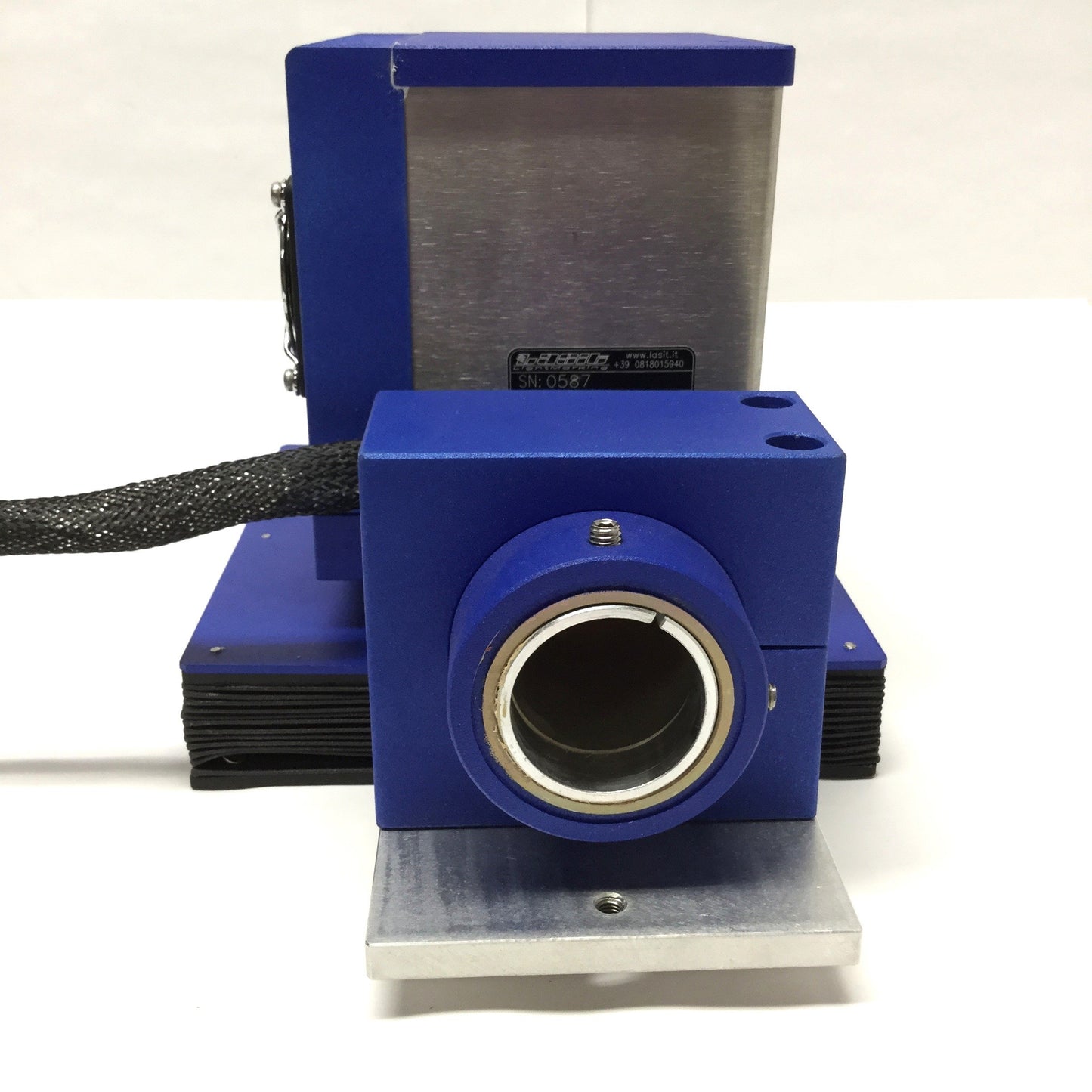 Used Lasit 12365 Fiber Fly 20W Galvo Scanner Head from RotoTab Laser Marker