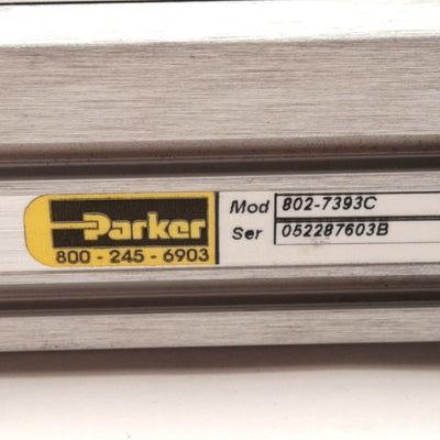Used Parker 404600XRMSD3H1L1C1M3 Linear Actuator, 600mm Travel, 10mm Lead, NEMA 23