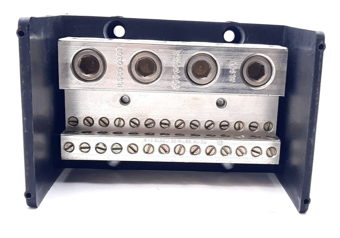 Used Ilsco PDB-428-500-1 Power Distribution Block Single Pole 600VAC 1,520A, 4-14AWG