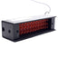Used Omron QBR2-061016-66 LED Light Bar, 24VDC 2.4W, 61x17mm, 36 LEDs, Red 660nm