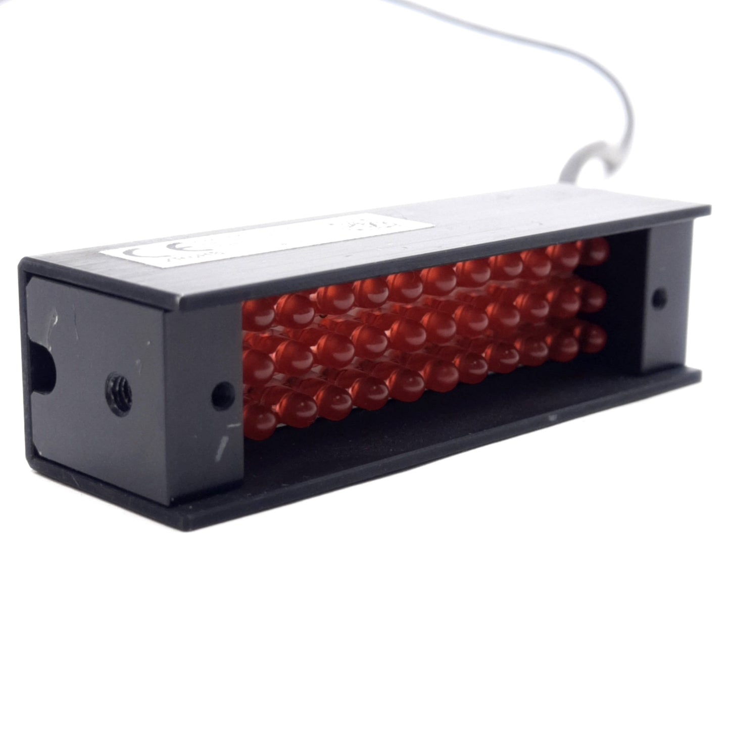 Used Omron QBR2-061016-66 LED Light Bar, 24VDC 2.4W, 61x17mm, 36 LEDs, Red 660nm