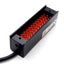 Used Omron QBR-061016-66 LED Light Bar, 24VDC 2.4W, 61x17mm, 36 LEDs, Red 660nm