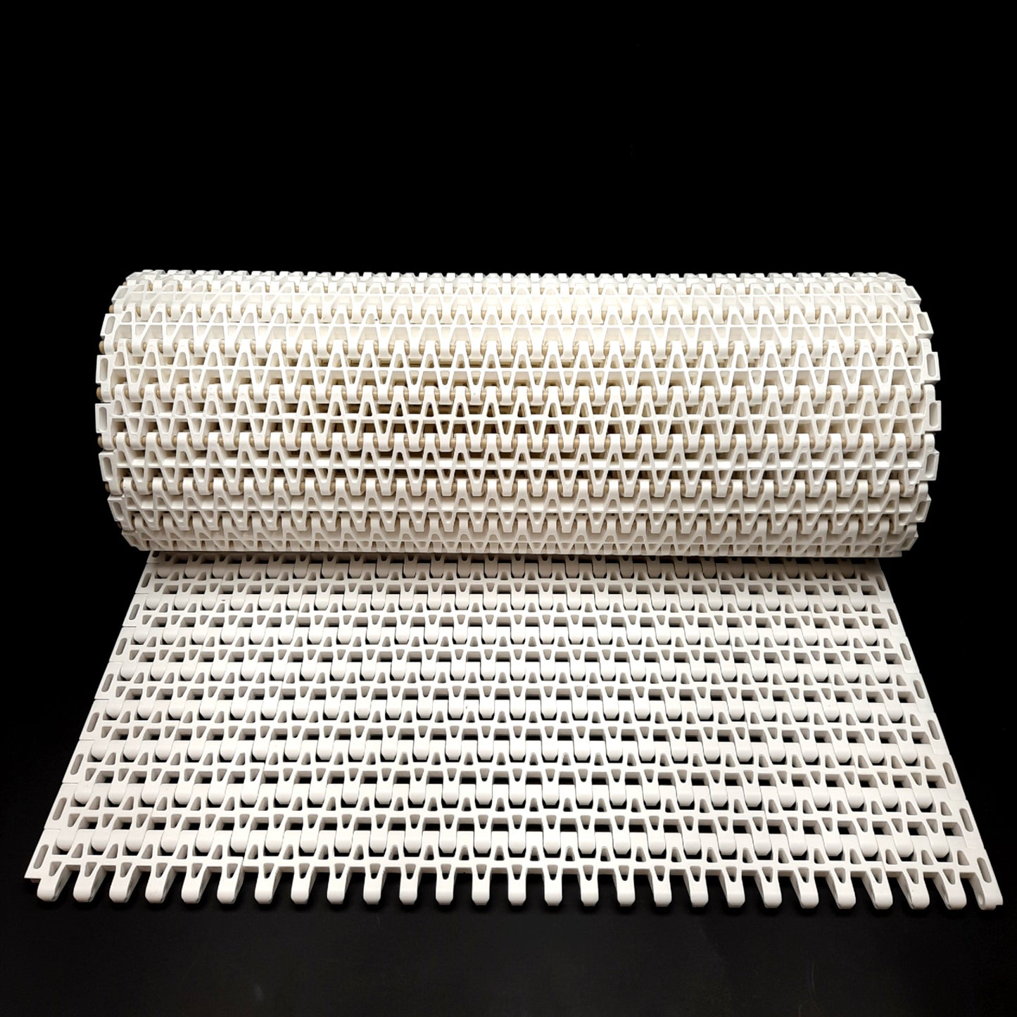 New QC Conveyors 372791-4044-BELT-002 Plastic Chain Conveyor, Flush Grid, 87in Long