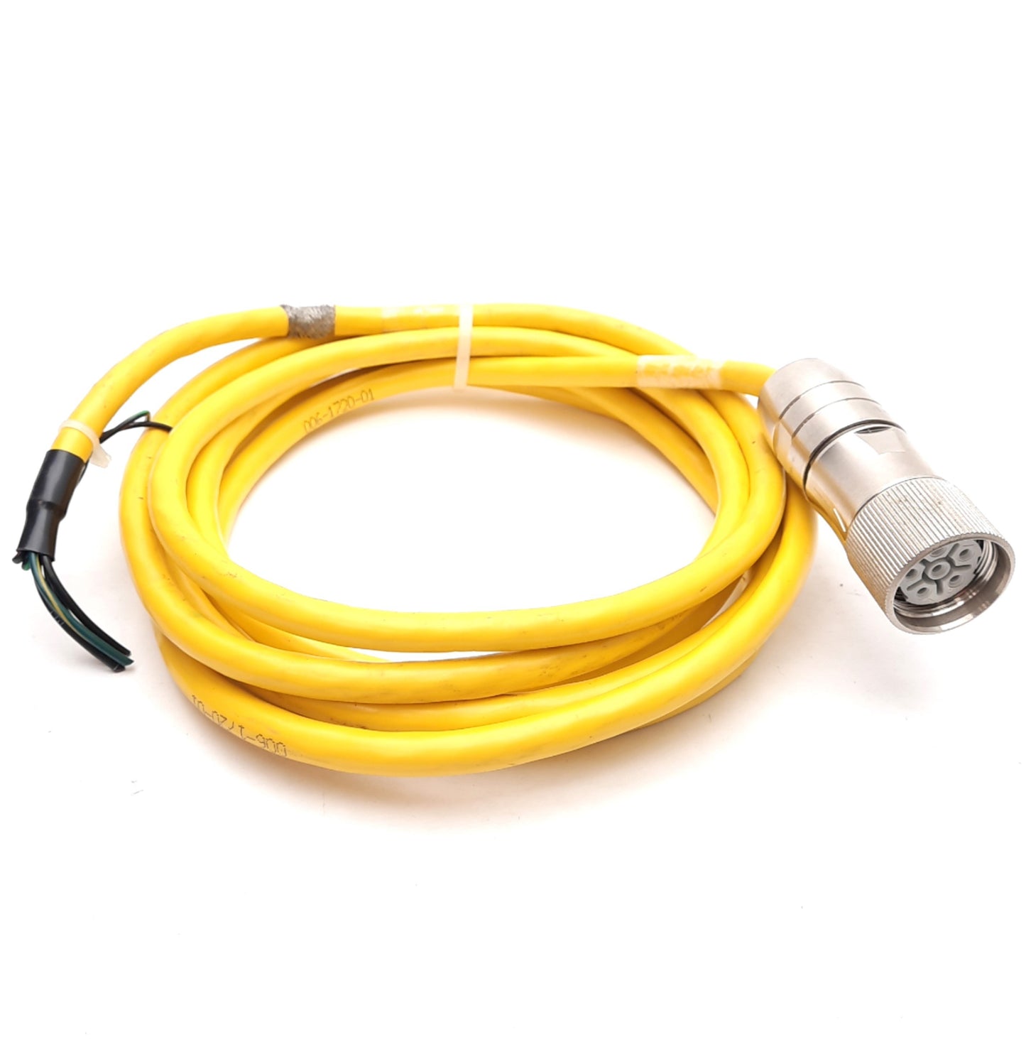Used Parker 006-1720-01 Motor Power Cable, M23 6-Pin Female to Flying Leads, 3m