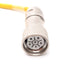 Used Parker 006-1720-01 Motor Power Cable, M23 6-Pin Female to Flying Leads, 4m