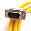 Used Parker 003-2969 Motor Feedback Cable, M23 17-Pin Female to 15-Pin D-Sub, 3m