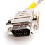 Used Parker 003-2969 Motor Feedback Cable, M23 17-Pin Female to 15-Pin D-Sub, 4m