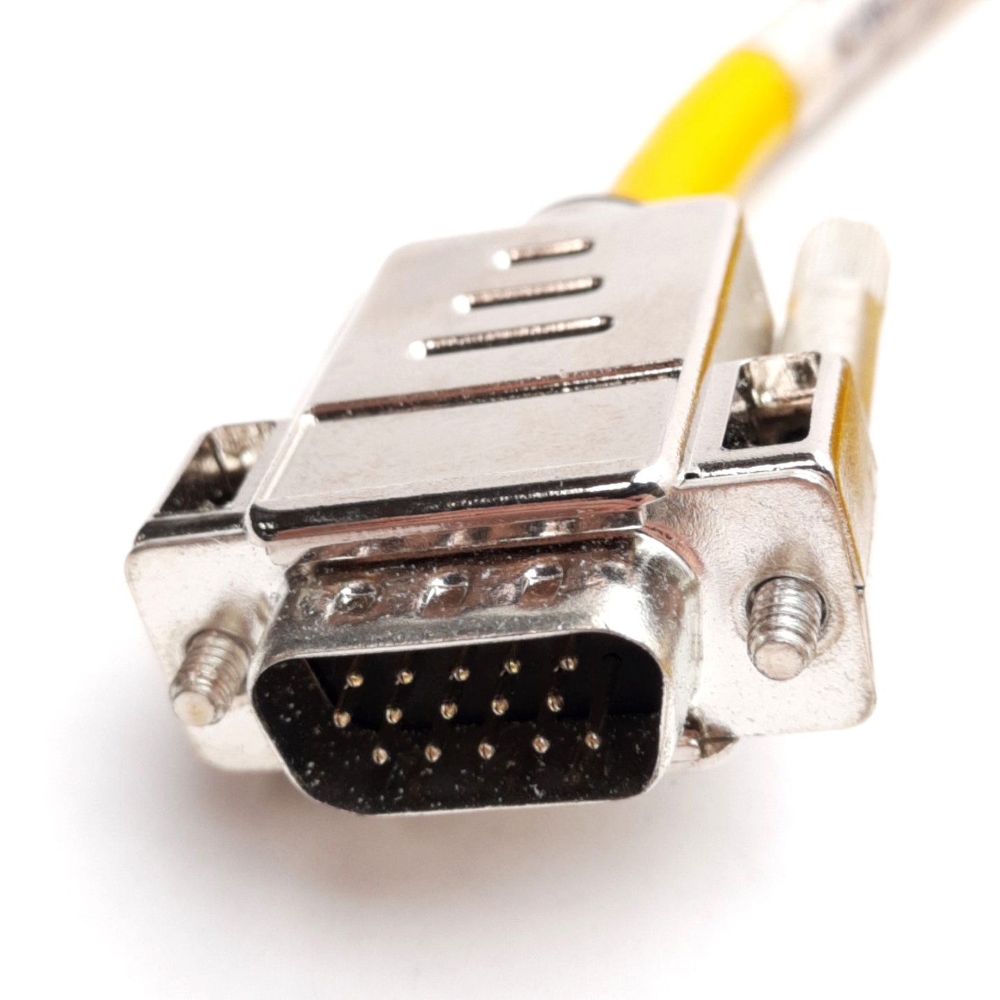 Used Parker 003-2969 Motor Feedback Cable, M23 17-Pin Female to 15-Pin D-Sub, 4m