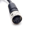 Used Telemecanique XSZ-TCT10 Transmitter Cable, M12 5-Pin Female to Flying Leads, 2m