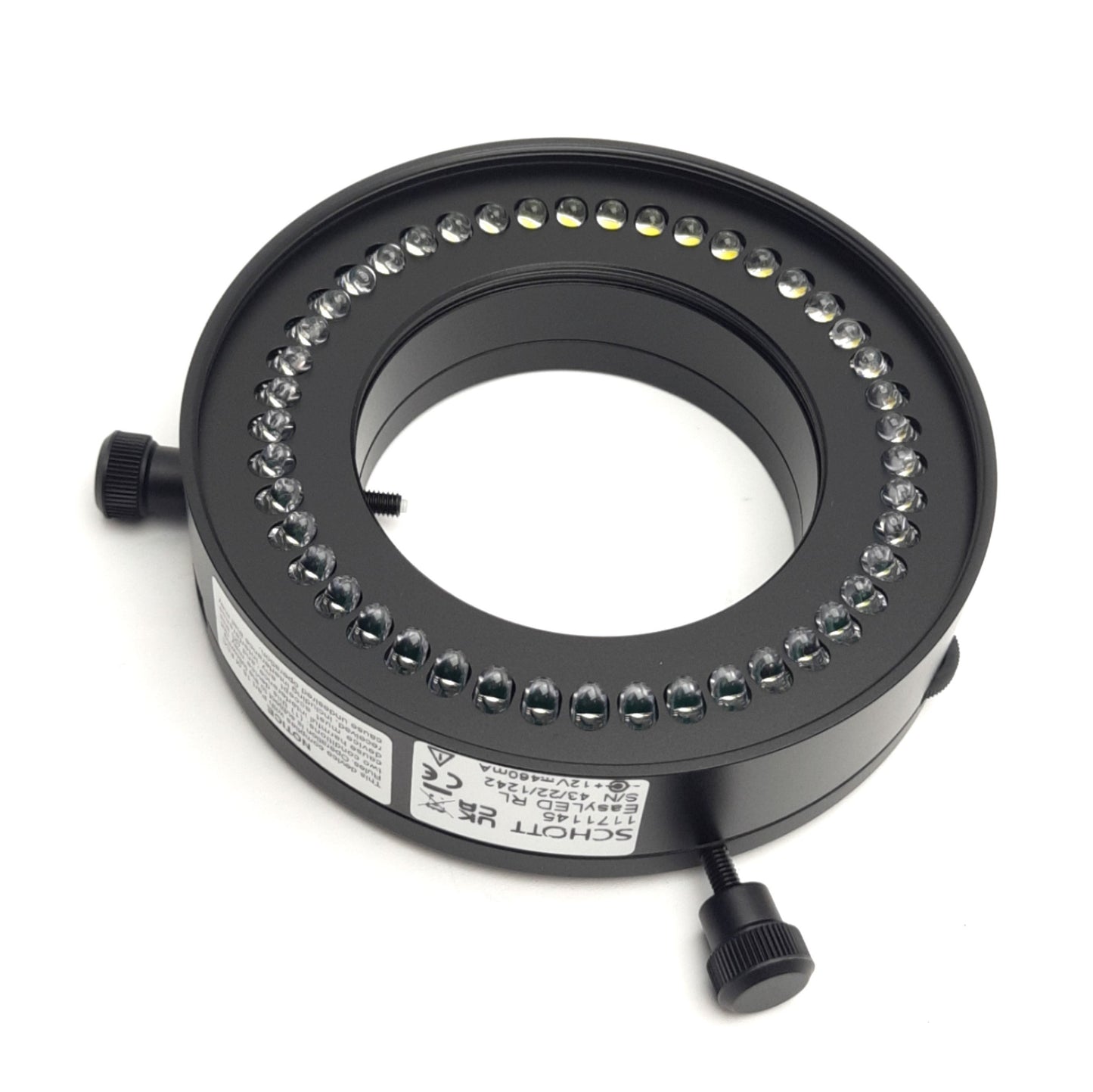 New Schott 1171145 EasyLED Ringlight System, Ø66mm, 55-135mm WD, 5600K, 120~240VAC