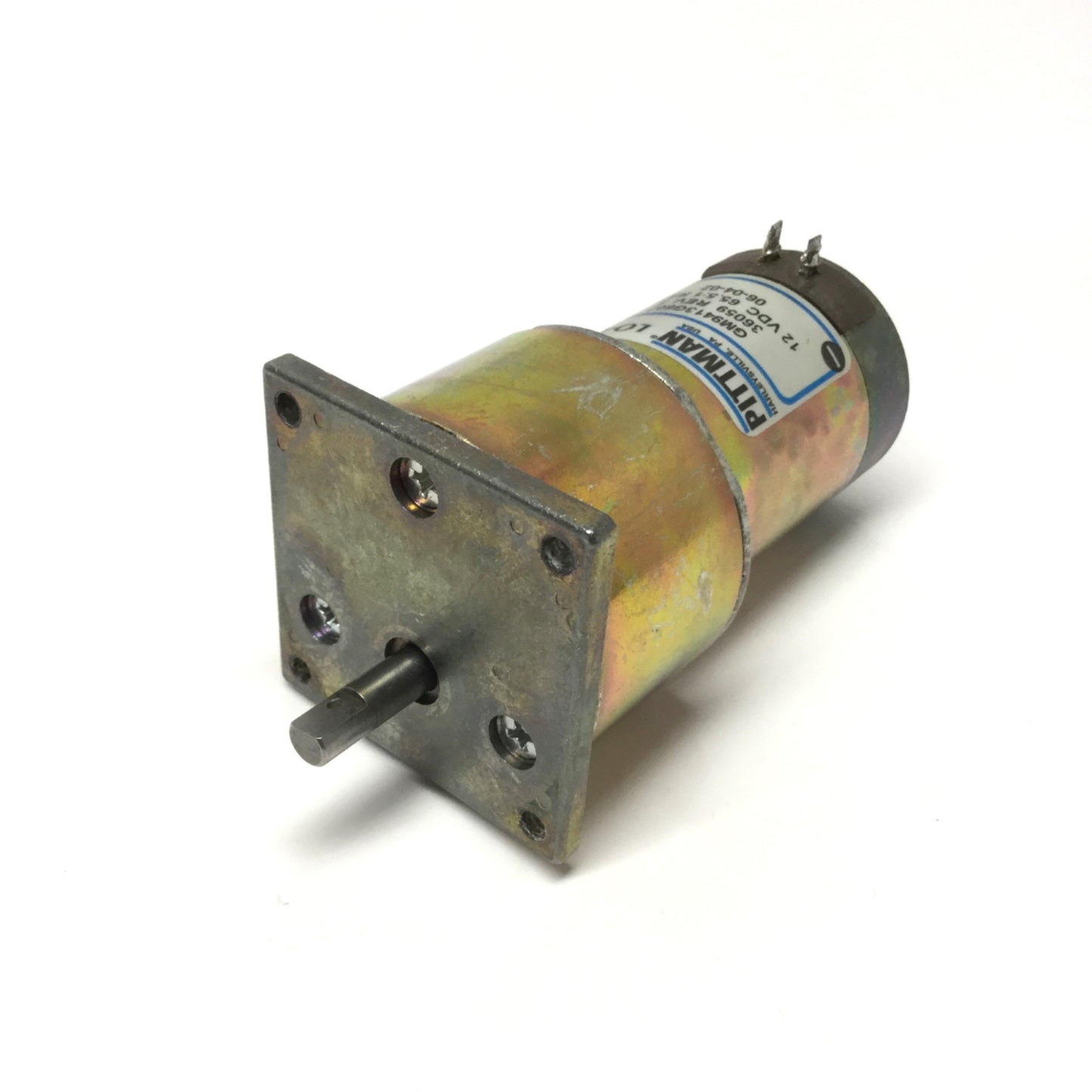 Used Pittman GM9413 LO-COG DC Brush Gearmotor 12VDC, 65.5:1 Ratio, 43RPM, 136oz-in