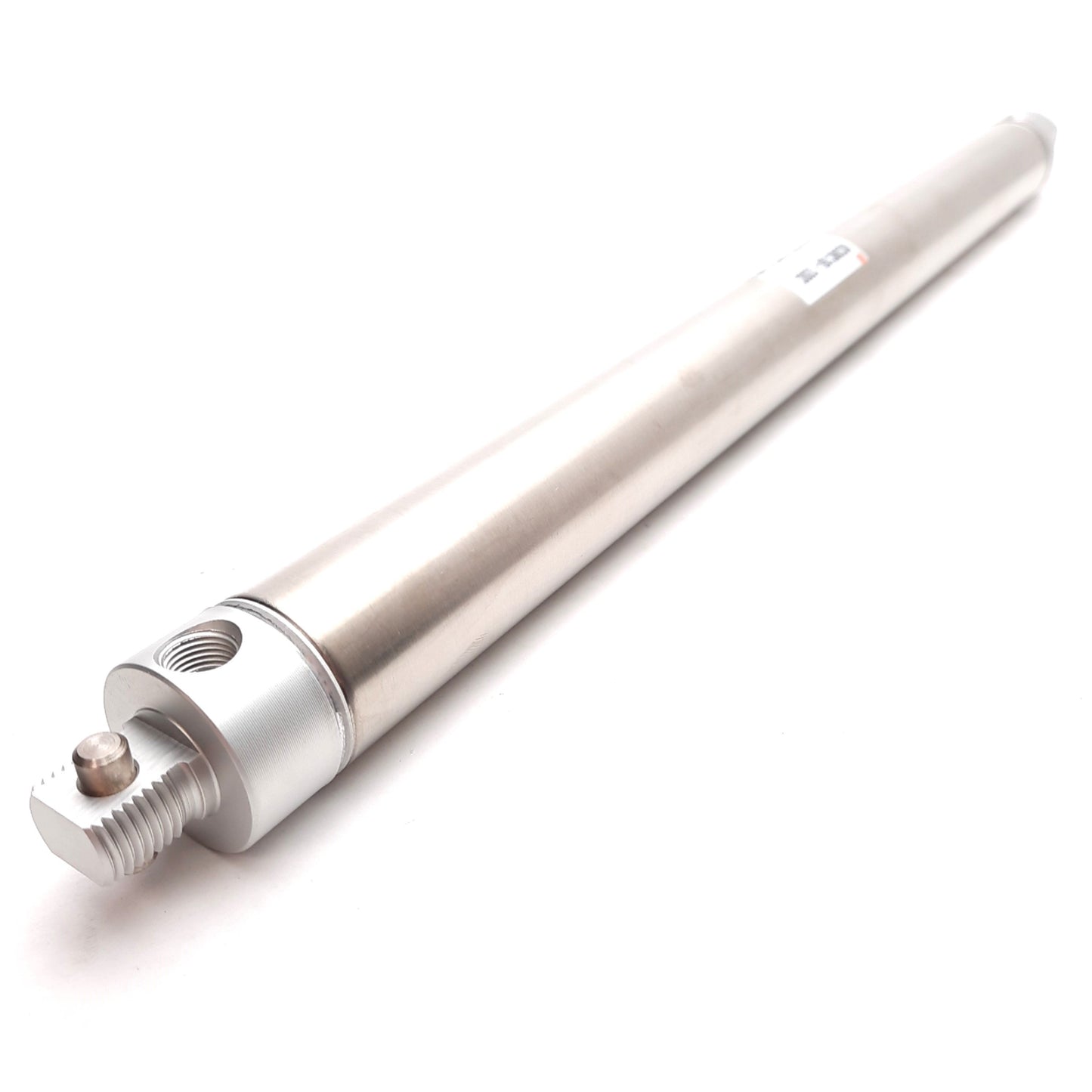 Used SMC NCDMC106-1200C Stainless Steel Cylinder ø1-1/16in Bore 12in Stroke 1/8in NPT