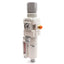 New SMC AW30-N02EH-8Z-B Air Filter Regulator, 7-125psi, 1/4in NPT, 5µm Filtration
