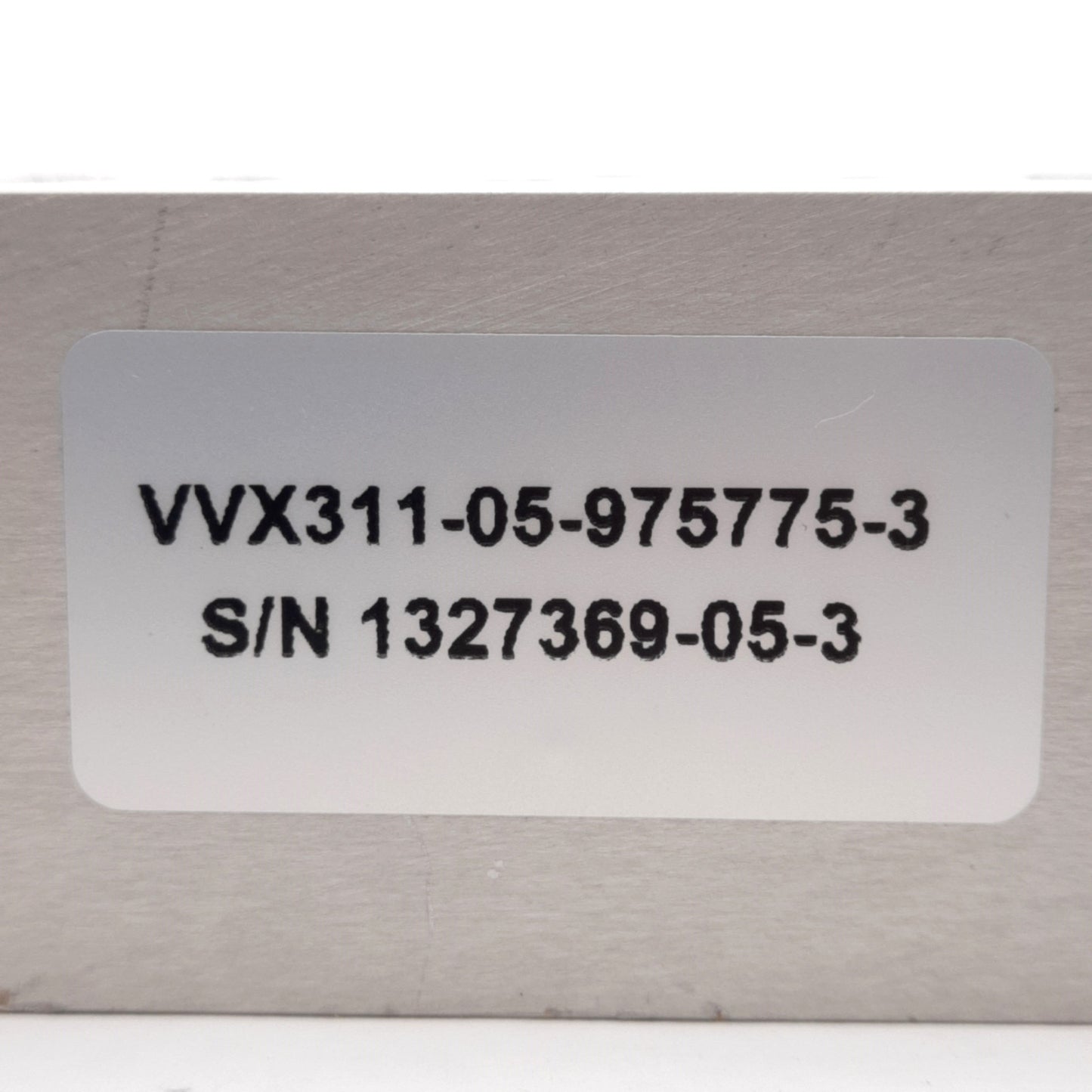 Used SCM VVX311-05-1 Pneumatic Manifold Base, 3-Port, 5-Station, Aluminum, Rc1/8