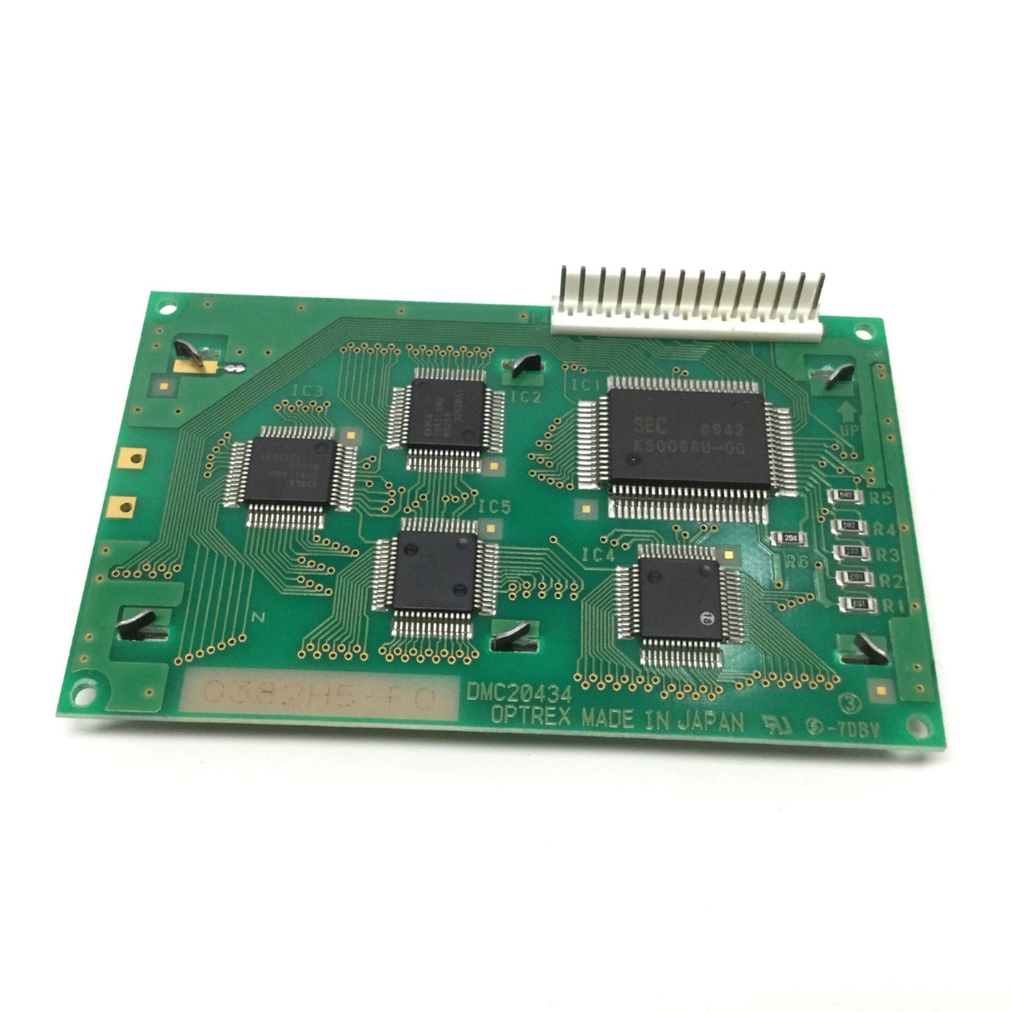 Used Optrex DMC 20434 LCD Module 5x8 Dot Matrix, 20 Character x 4 Line, 76mm x 25.2mm