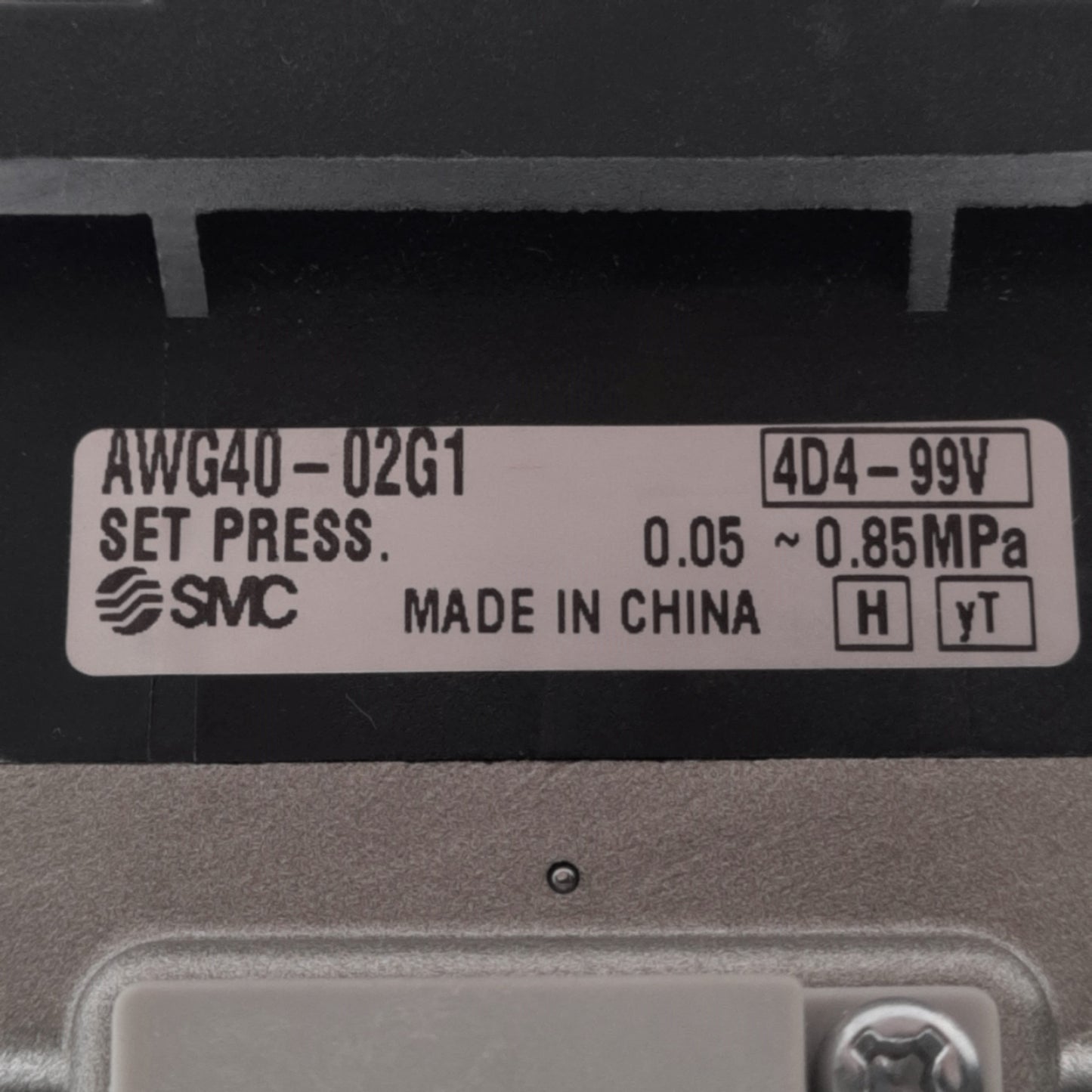 Used SMC ARG40-02G1 Pneumatic Filter Regulator, 0.05-0.85MPa, Rc1/4 Ports, 5µm