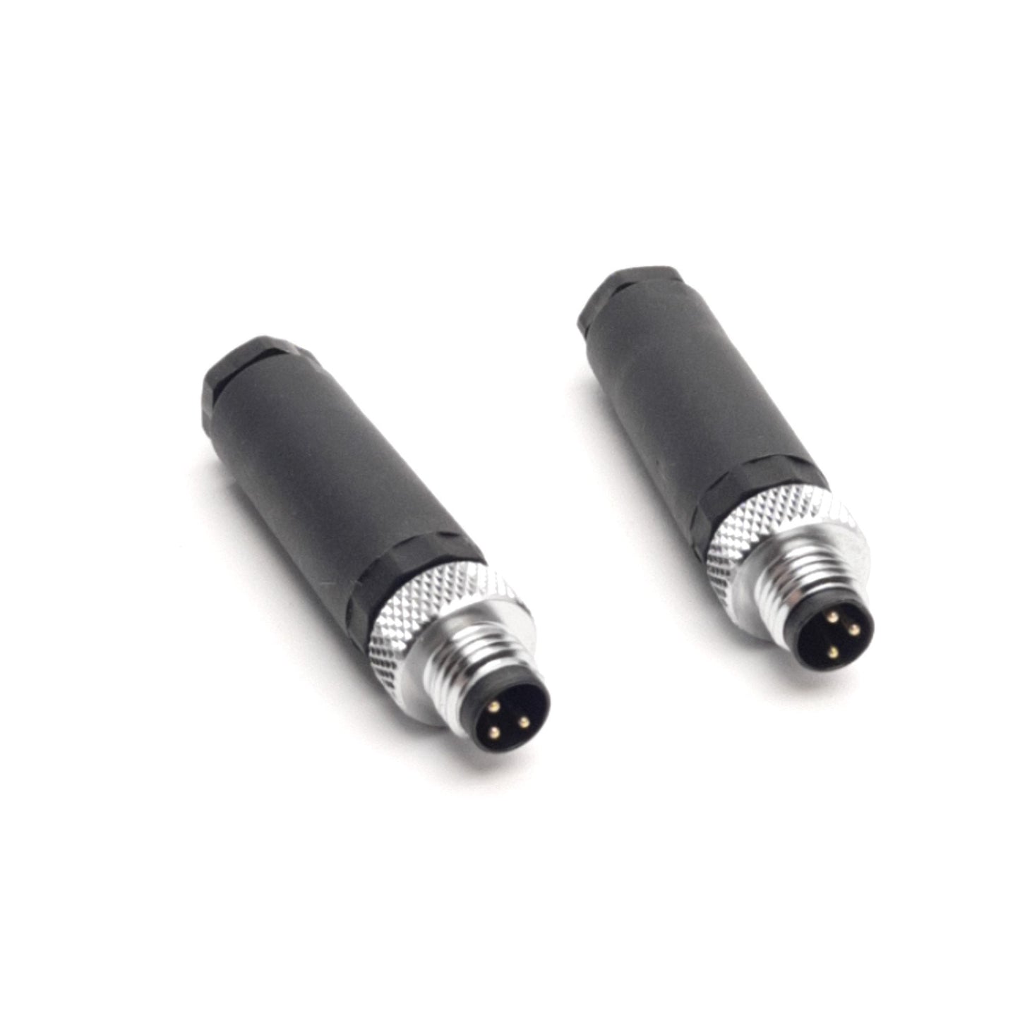 Used Lot of 2 Turck BS 5133-0 Picofast Field-Wireable Plug, M8 3-Pin Male, 75VDC 4A