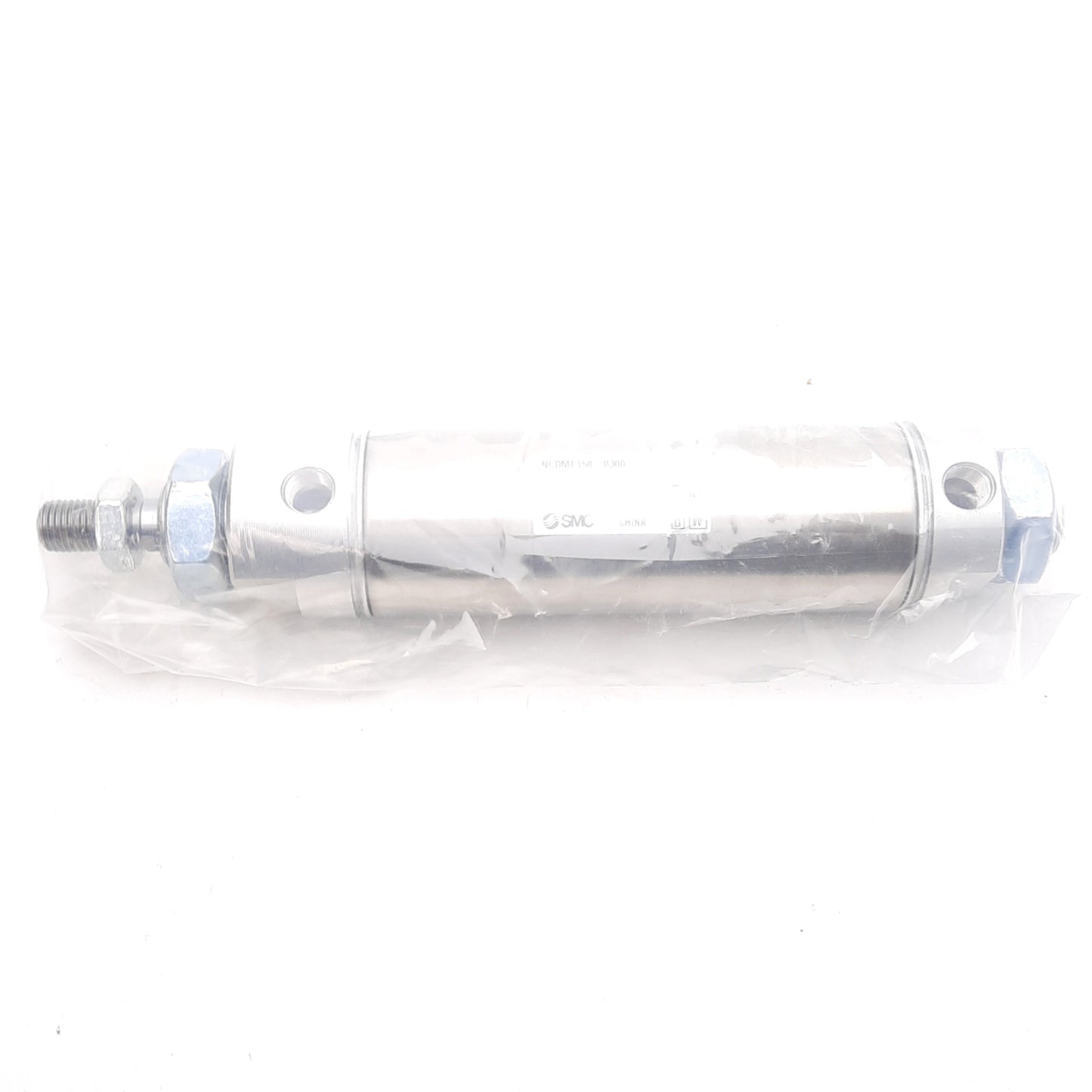 New SMC NCDME150-0300 Pneumatic Cylinder, ø1.5in Bore, 3in Stroke, 250psi, 1/8in NPT