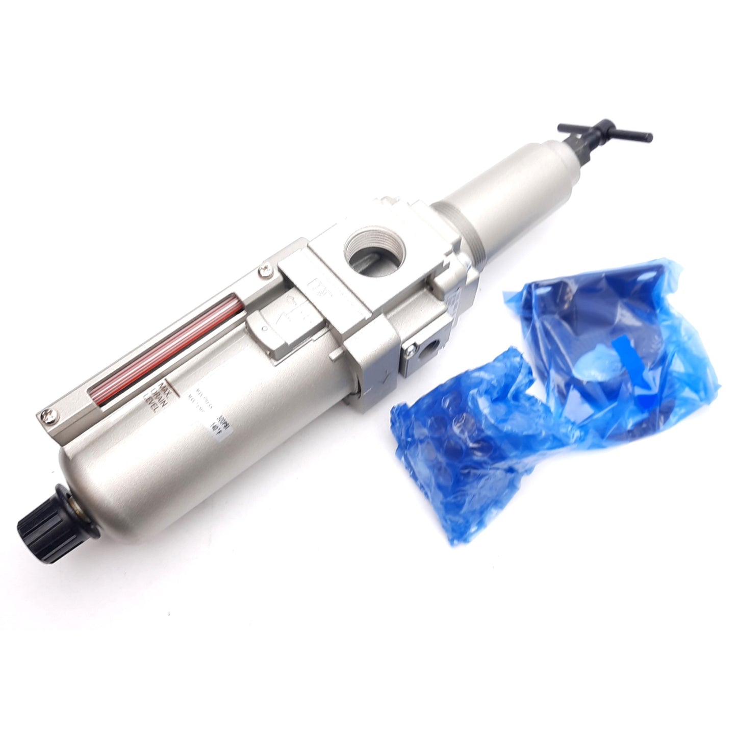 New – Open box SMC AW40-N06BG-8Z-X425 High Pressure Filter Regulator, 5µm, 15-250PSI, 3/4in NPT