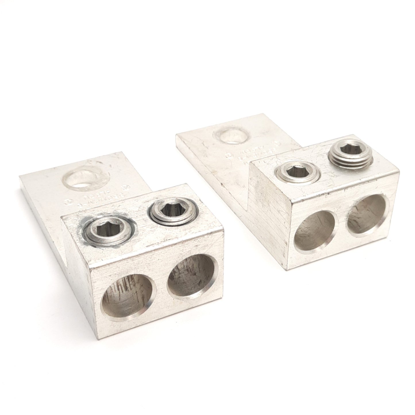 Used Lot of 2 Ilsco AU3502N Aluminum Mechanical Lug, 5/16" Drive, 2-Ports