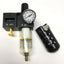 Used Watts B75-02BJC Air Filter/Pressure Regulator w/SV75-02 Shut Off Valve 1/4" NPT
