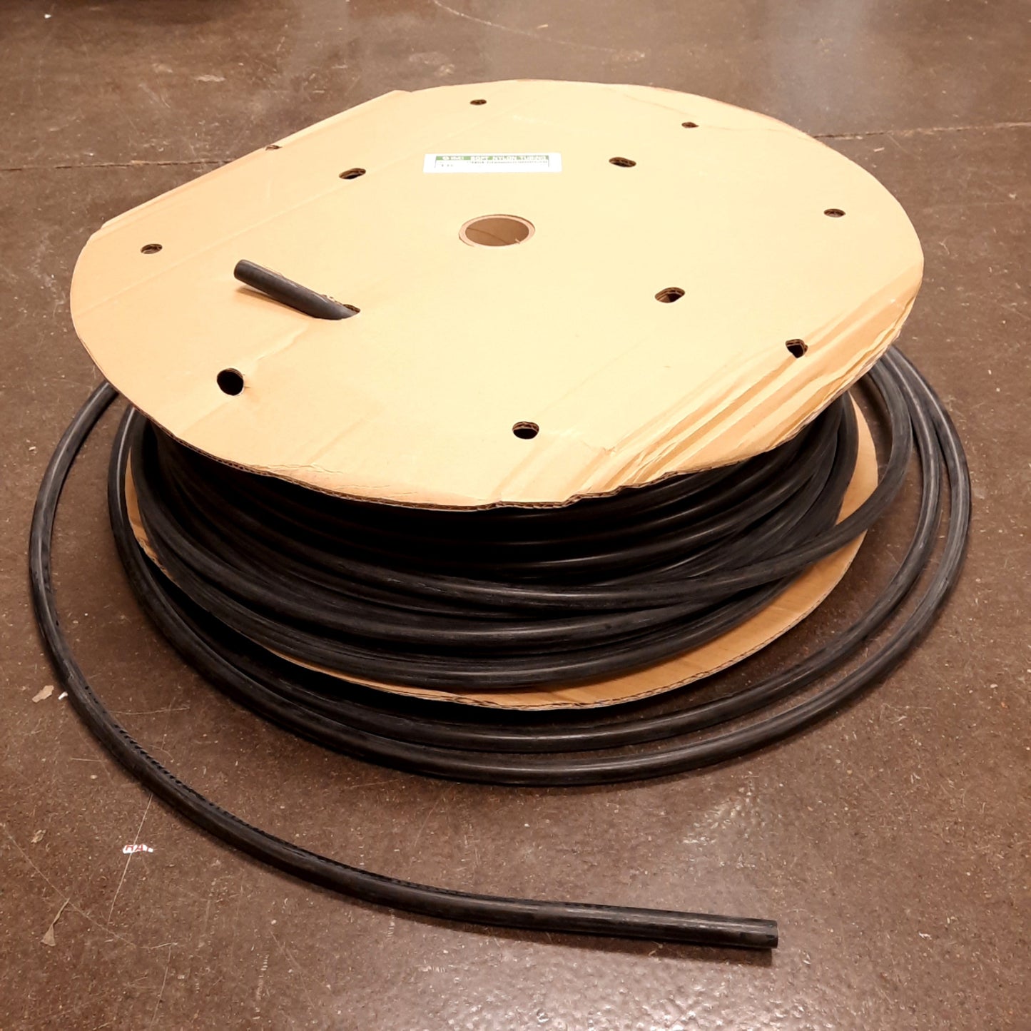 New SMC TS1612B-100 Soft Nylon Tubing, Black, ø16mm OD ø12mm ID, 1.0MPa, 100m Long