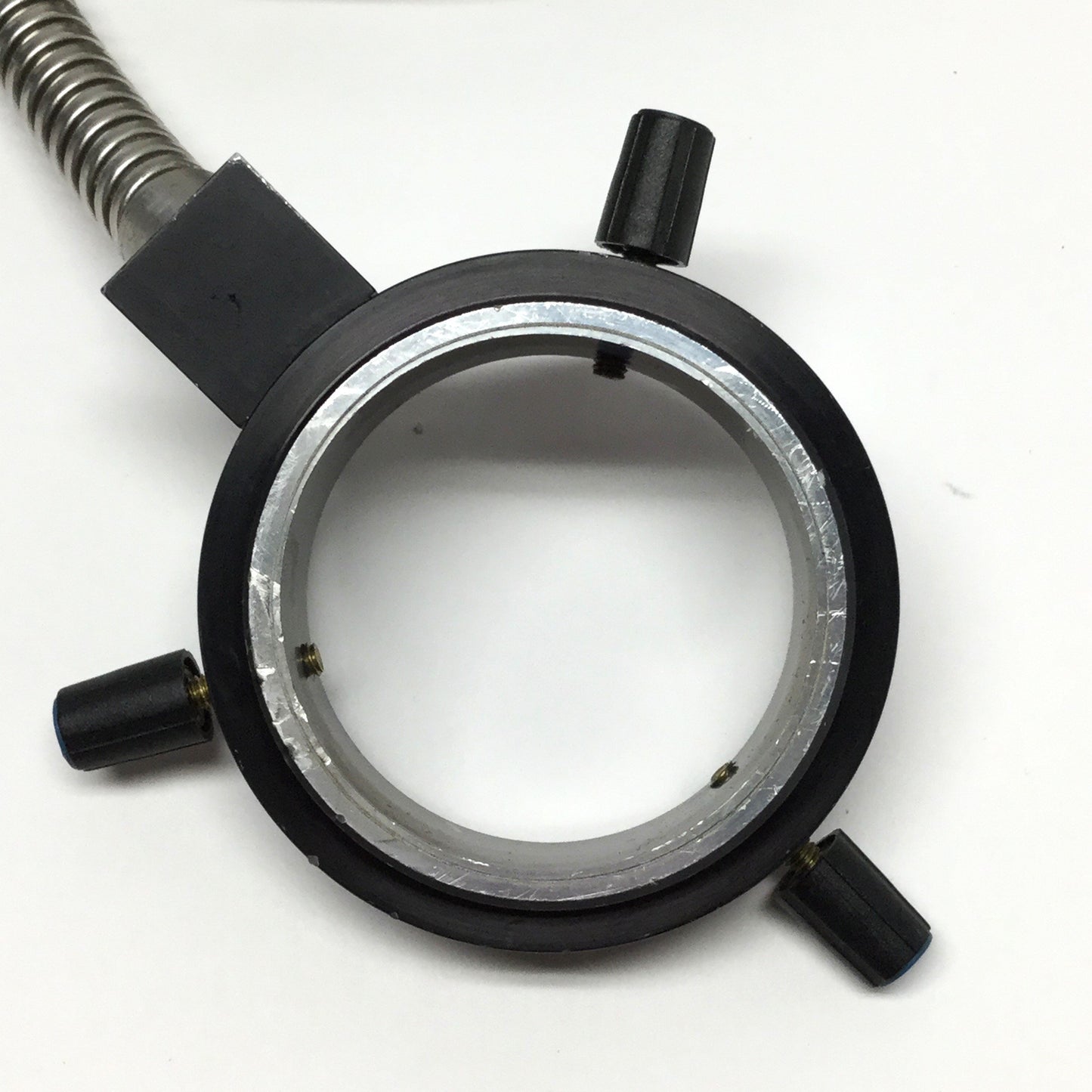 Used IT 9022-45-84FO Fiber Optic Ring Light, 50mm Ring ID, 7ft Long, 18mm Input