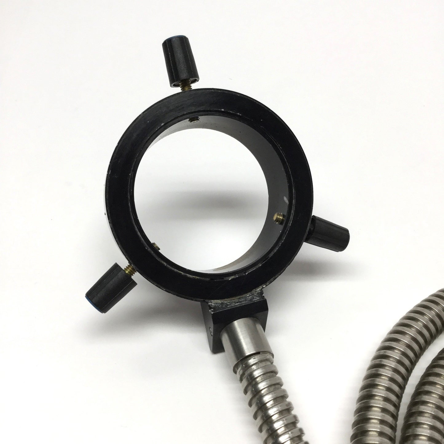 Used IT 9022-45-84FO Fiber Optic Ring Light, 50mm Ring ID, 7ft Long, 18mm Input