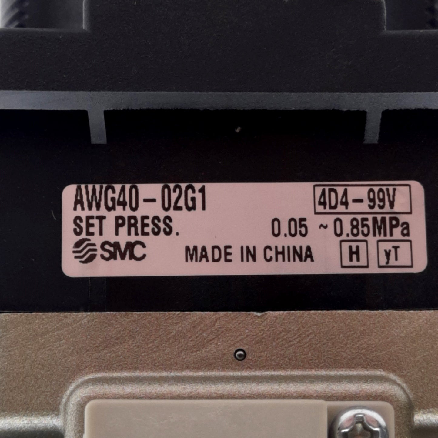 New – Open box SMC AWG40-02G1 Air filter Regulator, 0.05-085MPa, Rc1/4 Ports, 5µm Filtration