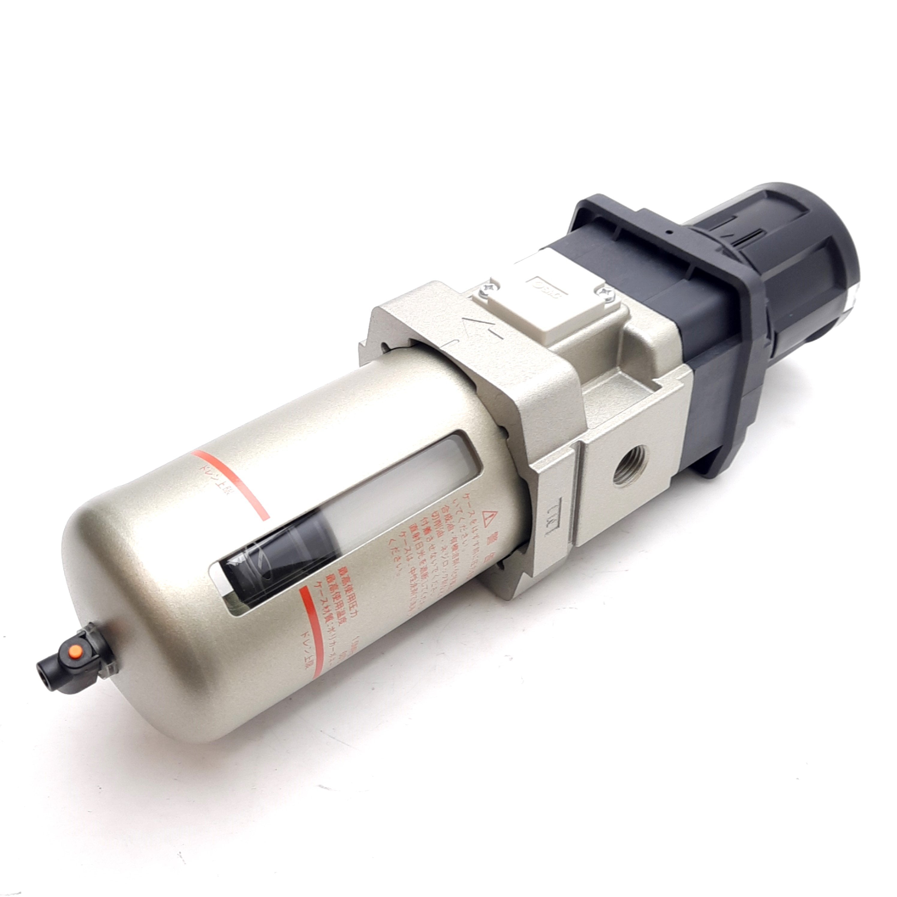 SMC AWG40-02G1 Air filter Regulator, 0.05-085MPa, Rc1/4 Ports, 5µm Fil ...