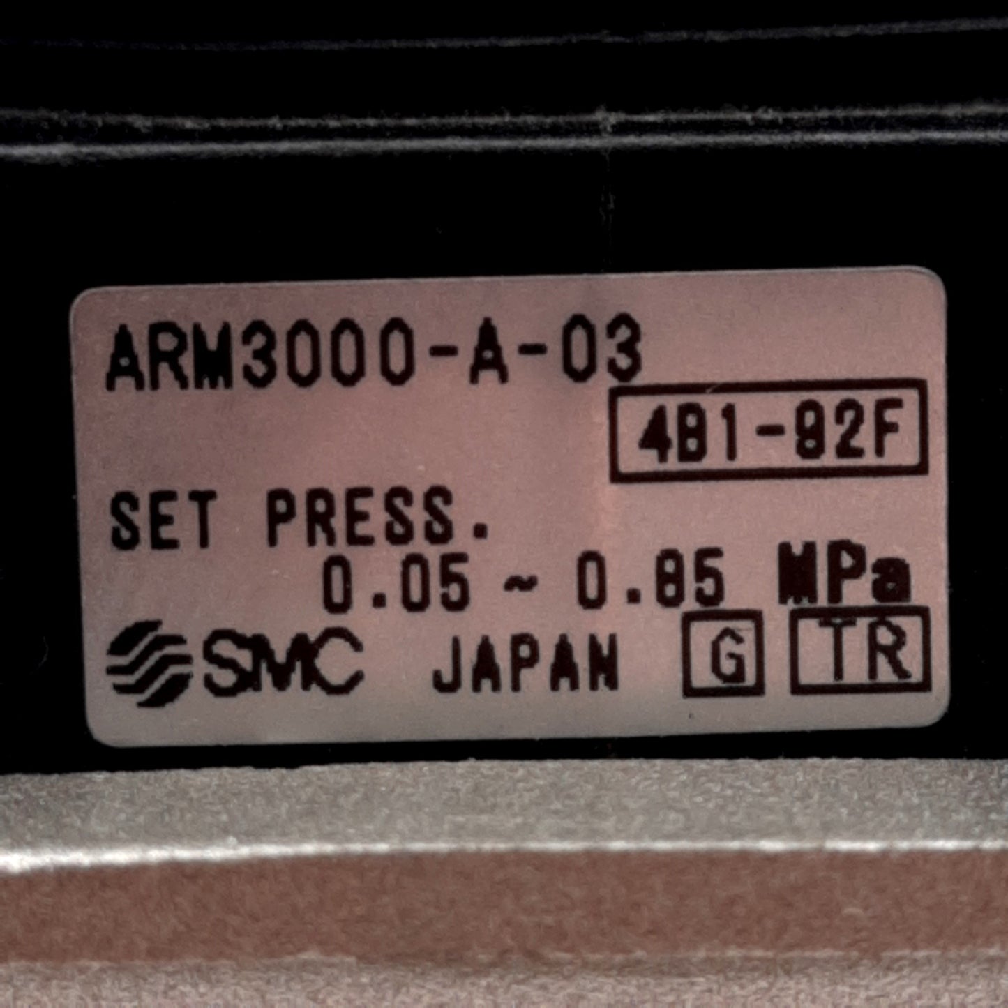 Used SMC ARM3000-A-03 Manifold Air Regulator Block, 0.05-0.85MPa, Rc3/8 Port