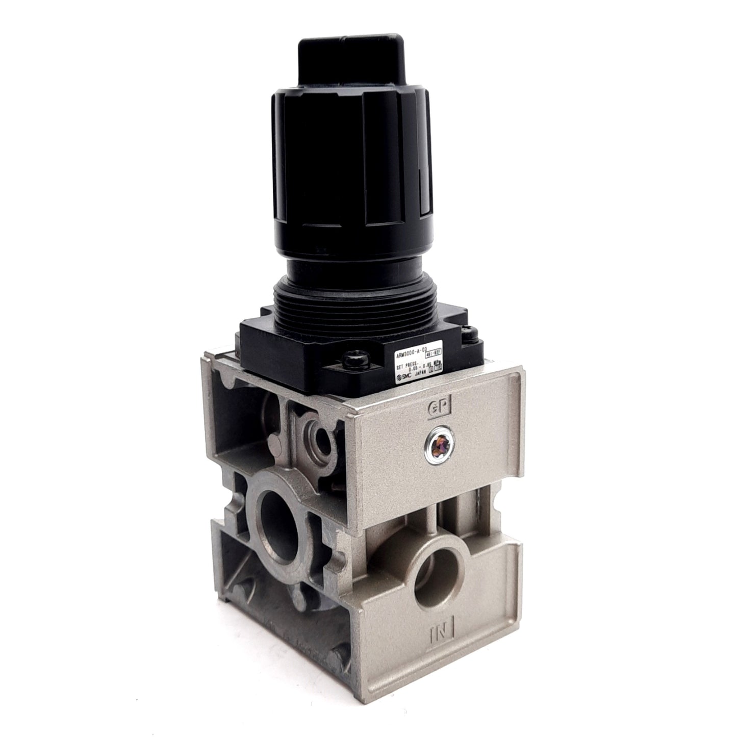 Used SMC ARM3000-A-03 Manifold Air Regulator Block, 0.05-0.85MPa, Rc3/8 Port
