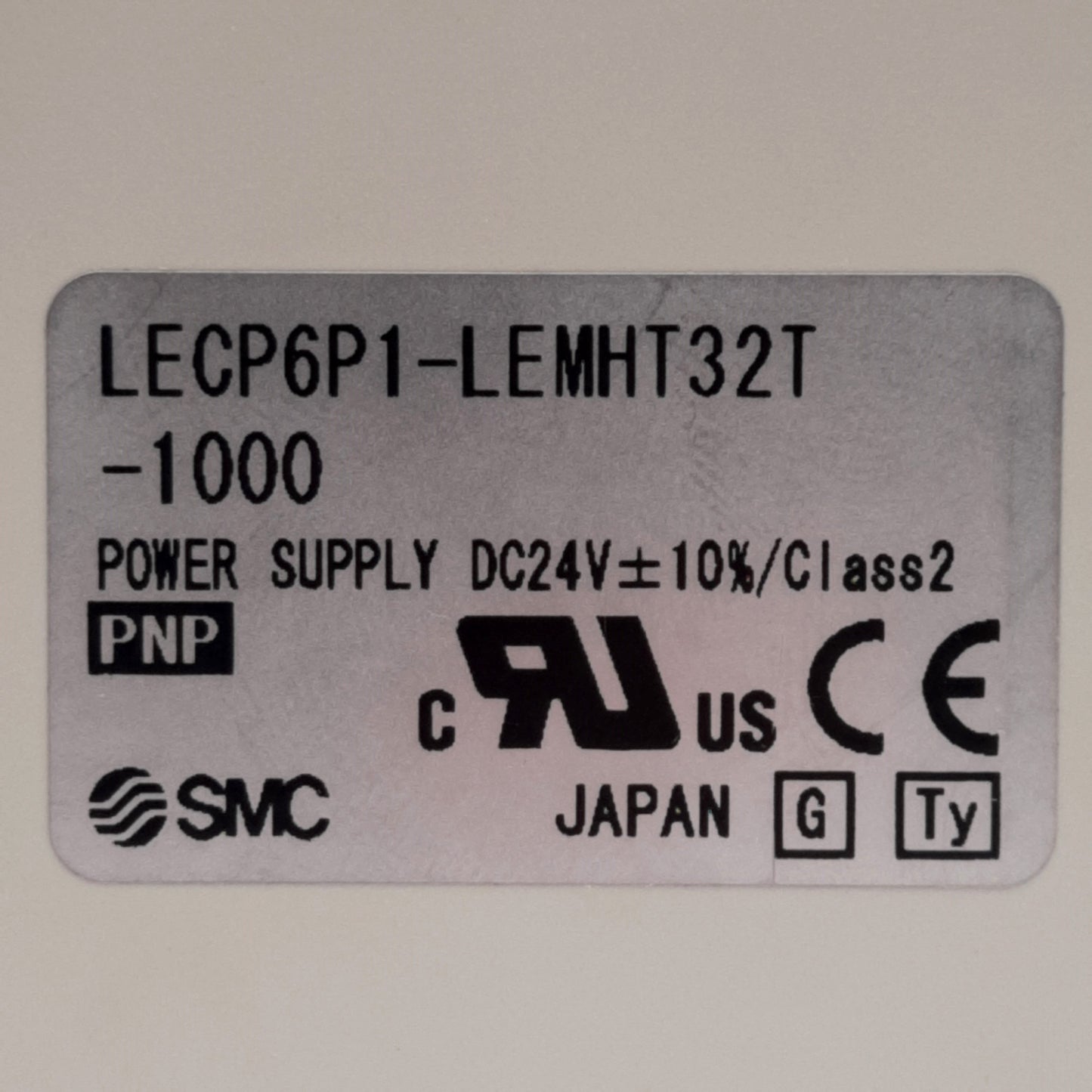 Used SMC LECP6P1-LEMHT32T-1000 Step Motor Controller, 24VDC, PNP, 64 Step Points