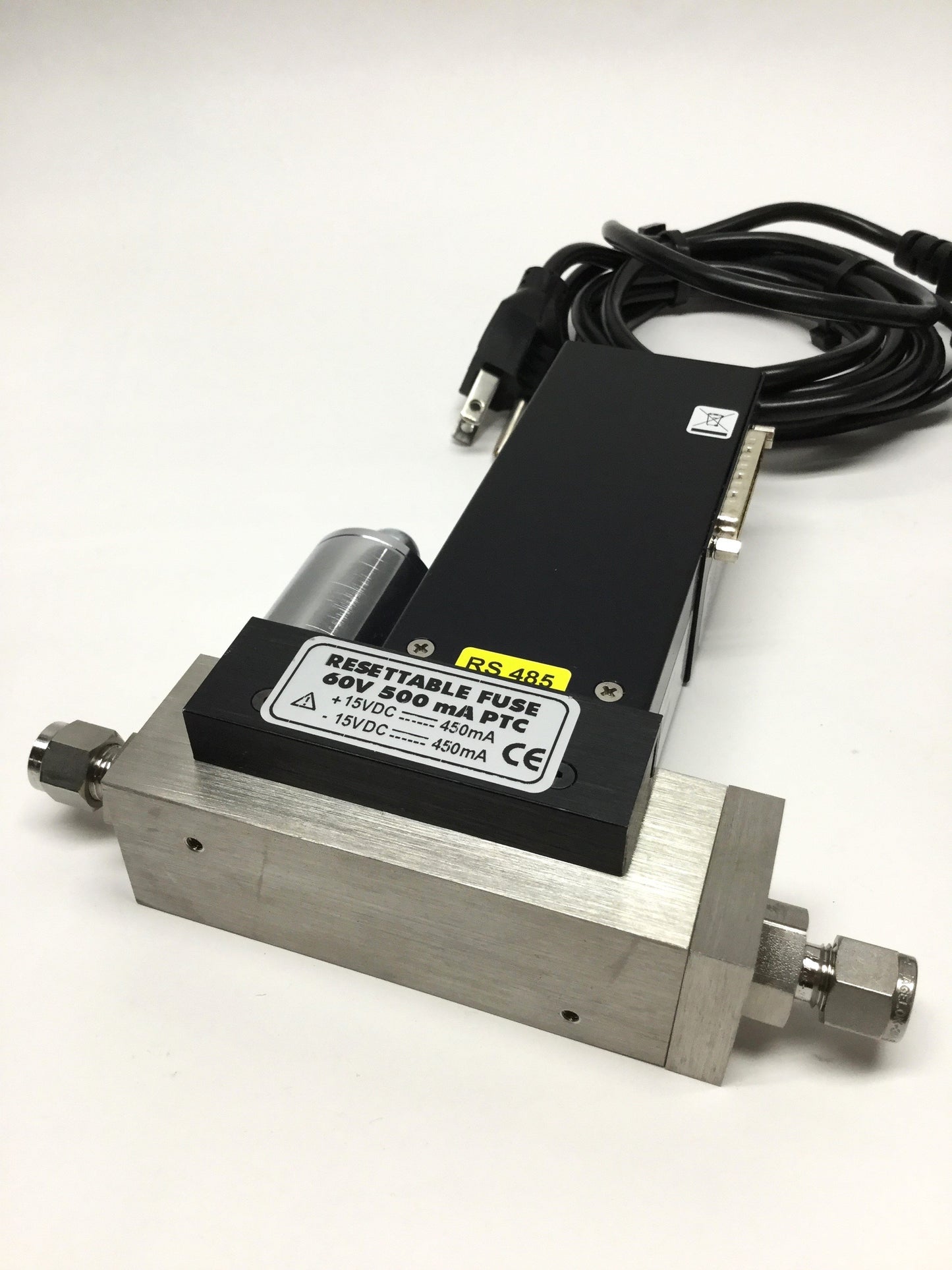 Used Aalborg PS-DFC-110NA-5-S Mass Flow Controller, Argon 0-30L/min, 1000psi, RS-485