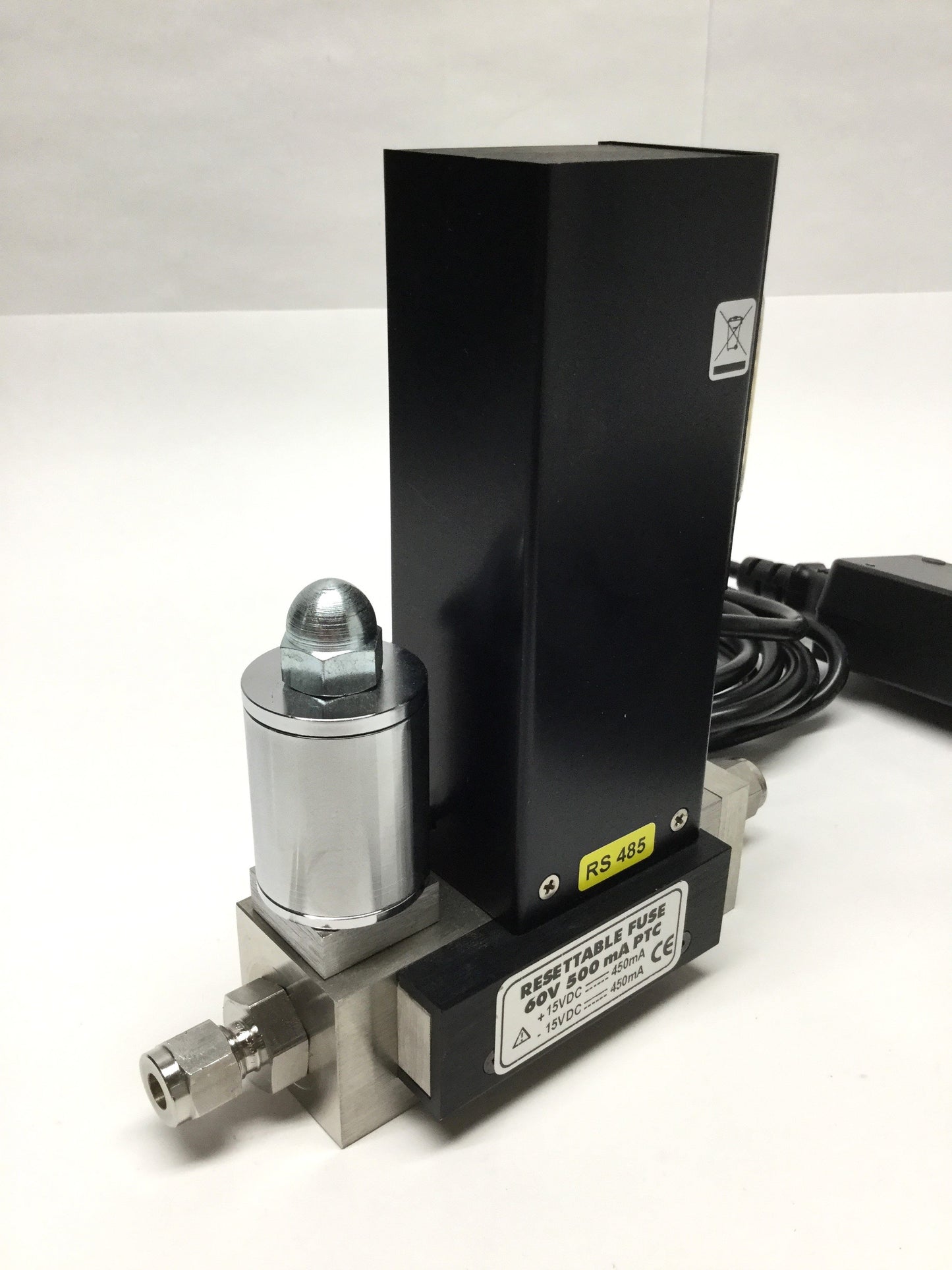 Used Aalborg PS-DFC-110NA-5-S Mass Flow Controller, Argon 0-30L/min, 1000psi, RS-485