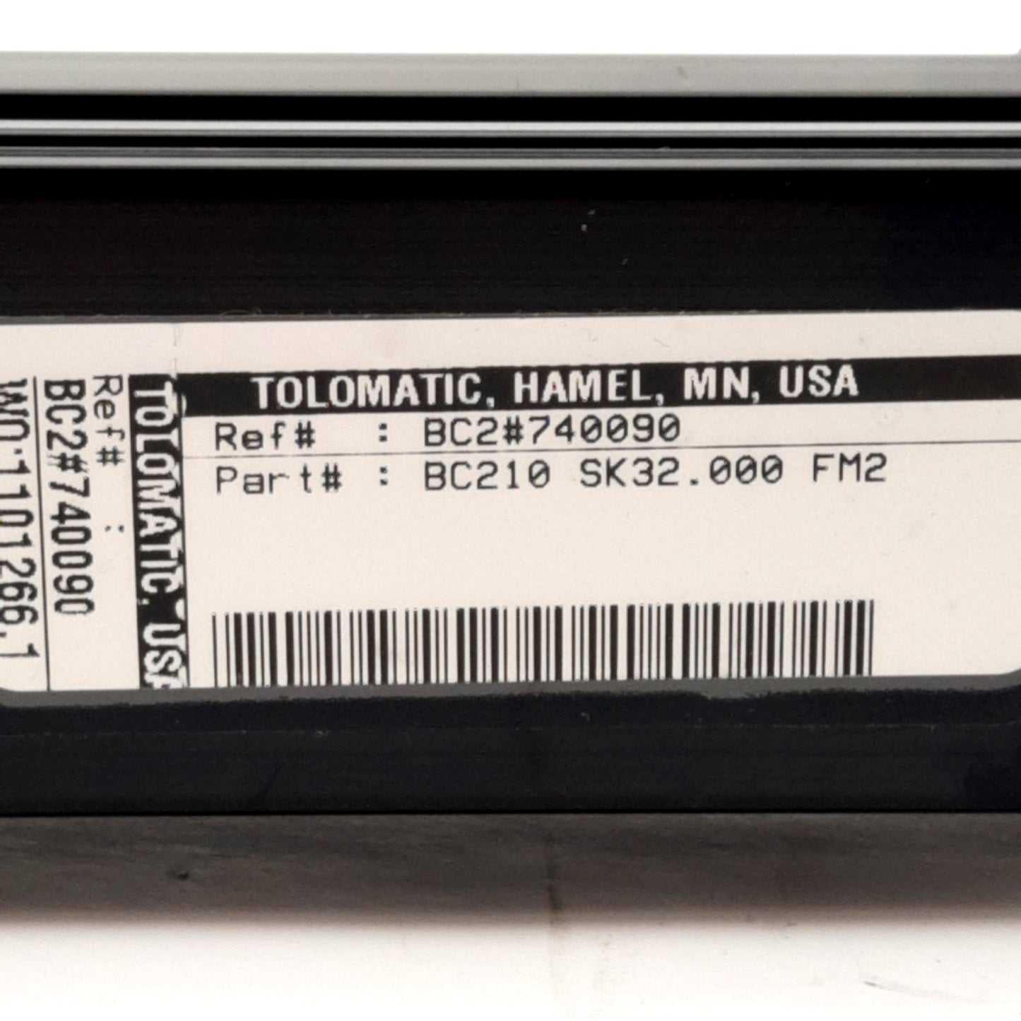 Used Tolomatic BC210 SK32.000 FM2 Linear Actuator, ø1in Bore, 32in Stroke, 60lb Load