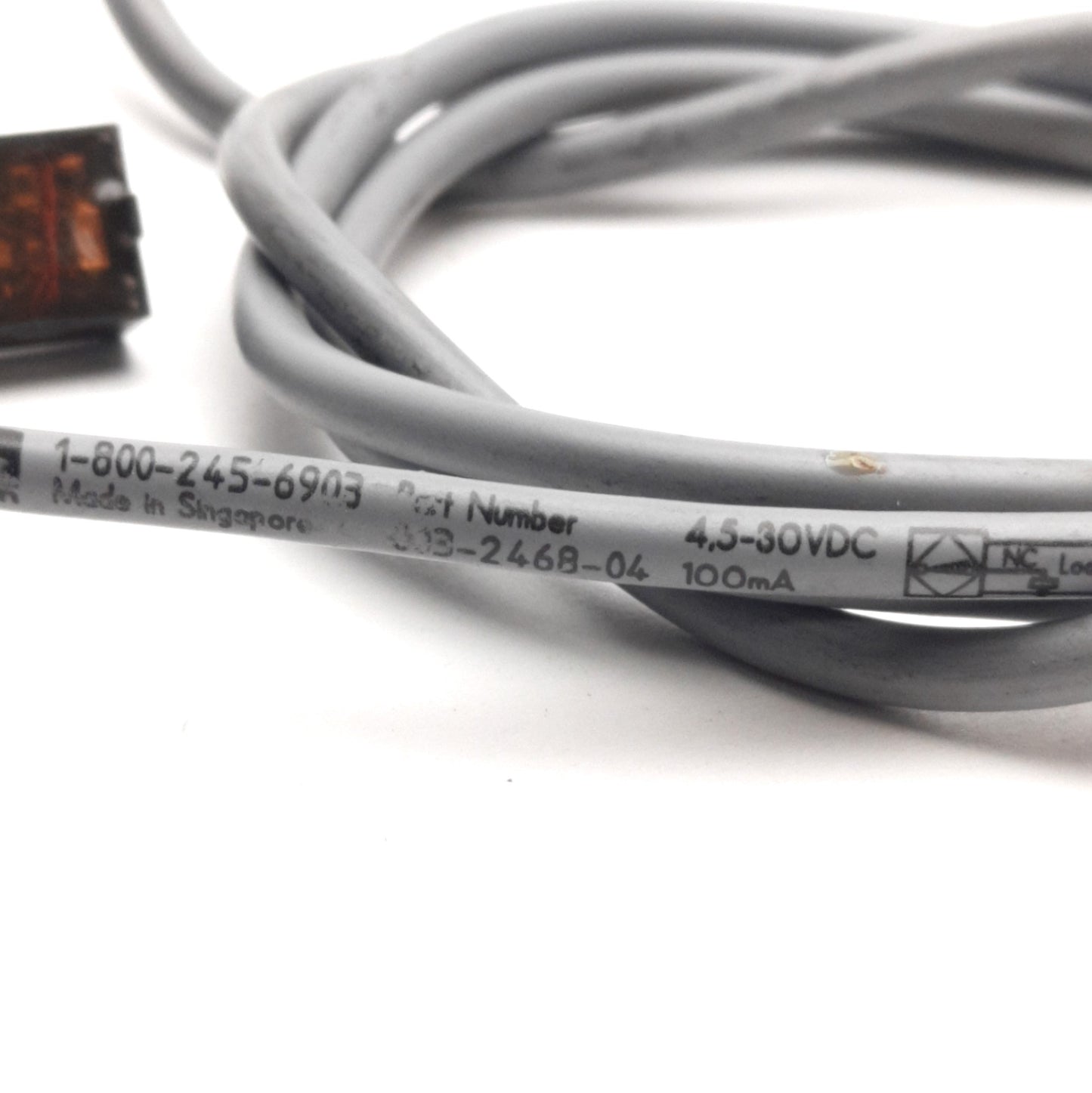Used Parker 003-2468-04 Hall-Effect Sensor, 4.5-30VDC, 100mA, Normally Open PNP