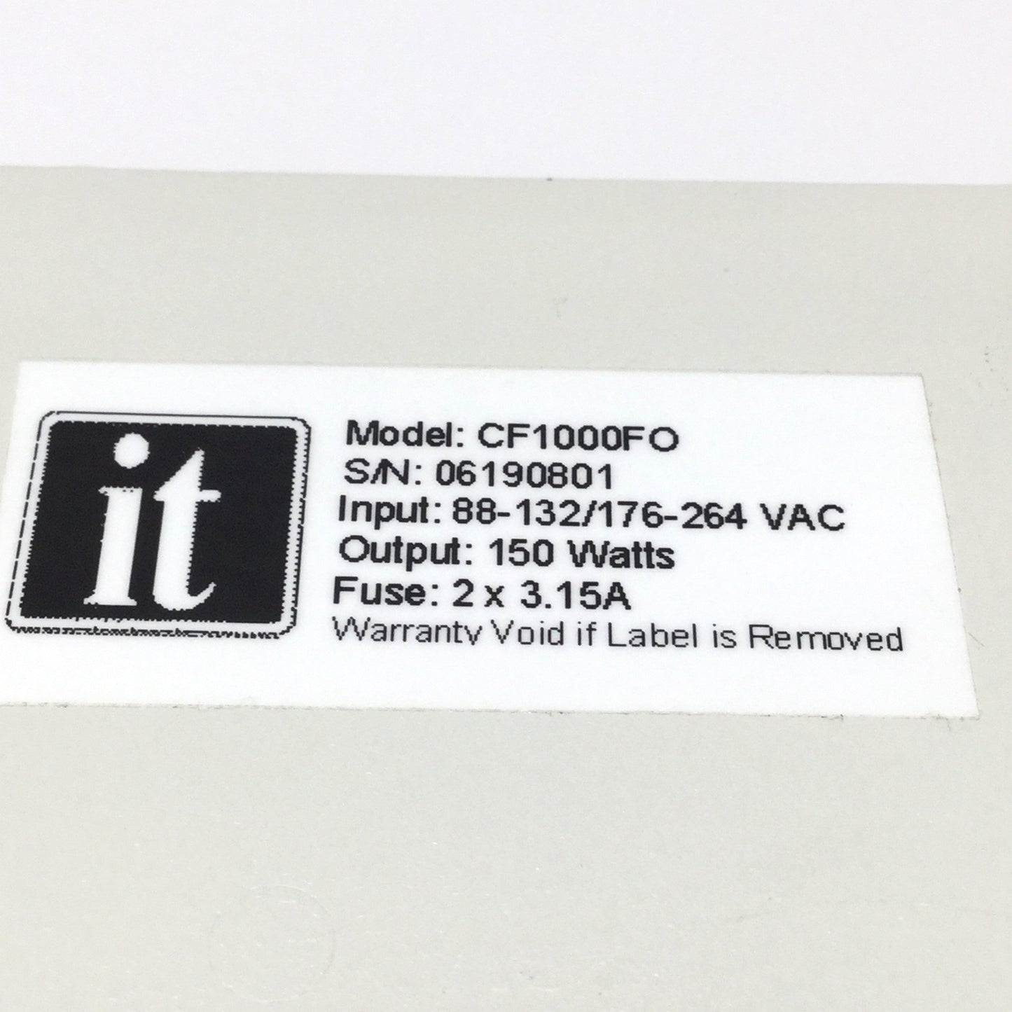 Used Illumination Technologies CF 1000 Fiber Optic Filter Wheel Light Source 150W